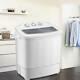 11lb Portable Washing Machine Compact Mini Twin Tub Laundry Washer Spin Dryer Uk