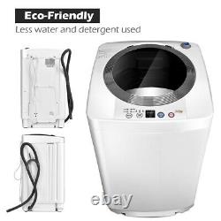 2 IN 1 Compact Automatic Washing Machine Free-Standing Top Load 3.5KG Spin & Dry