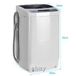 2 IN 1 Top Load Automatic Washing Machine Washer Spin Dryer LED Display 4.5KG