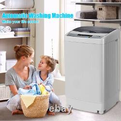 2 IN 1 Top Load Automatic Washing Machine Washer Spin Dryer LED Display 4.5KG