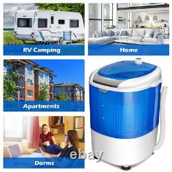 2-in-1 Mini Washing Machine Portable Laundry Washer Spin Dryer Home Dorm Flat