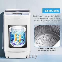 2 in 1 Portable Compact Full-Automatic Washing Machine Washer/Spinner 4.5kg Load