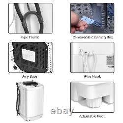 2 in 1 Portable Washing Machine Compact Washer Spin Dryer 6 Modes Adjustable