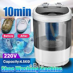 4.5KG Portable Mini Shoes Washing Machine Compact 360° Brush Wash Home Dorm