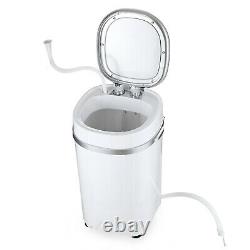 4.6kg Mini White Portable Washing Machine Compact Laundry Washer Spin Dryer Baby