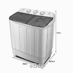 7.5kg Portable Washing Machine Amaze Mini Twin Laundry Washer Spin Dryer New UK