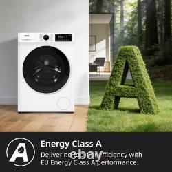 7kg Slim-Depth Washing Machine, 1200rpm, White, A Energy, 15 Programs