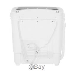 8.4 KG Portable Mini Compact Twin Tub Washing Machine Spin Dryer Washing Drying