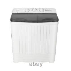 8.5kg Twin Tub Portable Washing Machine Compact Mini Laundry Washer Spin Dryer