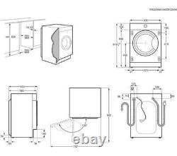 AEG L7FE7261BI Washing Machine Integrated 7kg 1200 Spin REFURBISHED
