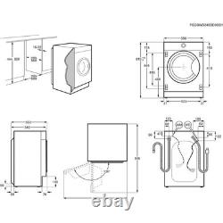 AEG LF7C8636BI 8Kg Washing Machine White 1600 RPM B Rated