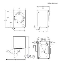 AEG LFX50142B 10Kg Washing Machine White 1400 RPM A Rated