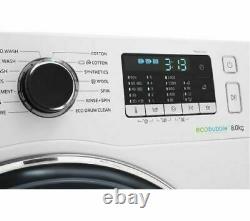 BRAND NEW 8KG SAMSUNG ecobubble WW80J5555FW 1400RPM Washing Machine White A+++