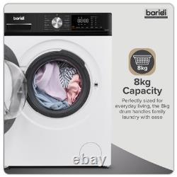 Baridi 8kg Washing Machine Front Loading 1400rpm Energy Rating A White DH262