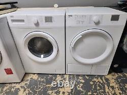 Beko 6kg Washing Machine 1200rpm & Matching 7kg Condenser Dryer White Colour