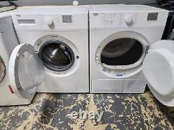 Beko 6kg Washing Machine 1200rpm & Matching 7kg Condenser Dryer White Colour