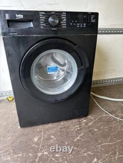 Beko 8kg 1400rpm Black Washing Machine WTL84111B Pre Owned Fully Working