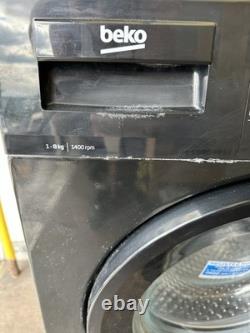 Beko 8kg 1400rpm Black Washing Machine WTL84111B Pre Owned Fully Working