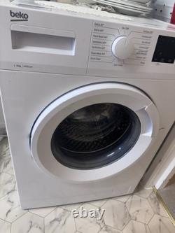 Beko 8kg 1400rpm White Washing Machine WTK84011W. Excellent condition
