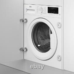 Beko WTIK74122 Integrated Washing Machine White 7kg 1400 Spin Smart