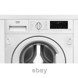 Beko WTIK74122 Integrated Washing Machine White 7kg 1400 Spin Smart