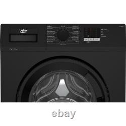 Beko WTL74051B Washing Machine Black 7kg 1400 Spin Freestanding