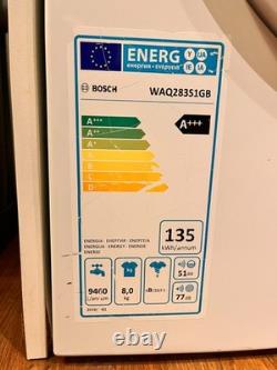 Bosch Serie 6 WAQ283S1GB 8kg 1400 Spin VarioPerfect Washing Machine White