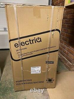 Brand New electriQ 7.5kg 1200rpm Freestanding Top Loading Washing Machine White