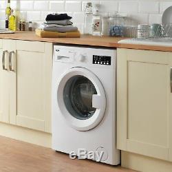 Bush WMNB1012EW Free Standing 10KG 1200 Variable Spin Washing Machine A+++ White