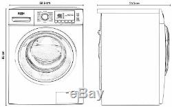 Bush WMNBX814W Free Standing 8KG 1400 Spin Washing Machine A+++ White