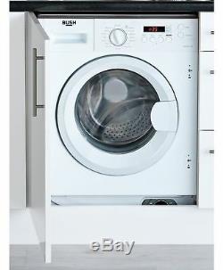 Bush WMNSINT714W Integrated 7KG 1400 Spin Washing Machine A+++ White