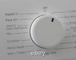 Bush WMSAE912EW 9KG 1200 Spin Washing Machine White Perfect Fit for Home Use