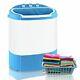 Compact Portable White/blue Mini Washing Machine And Spin Dryer