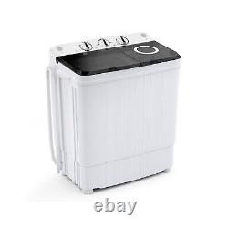 Costway Portable Mini Washing Machine 4.5 kg Compact Twin Tub Laundry Washer