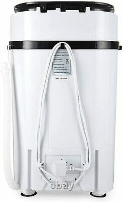 Cosvalve Portable Washing Machine and Spin Dryer 4.6 KG White Black
