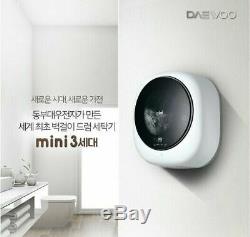 Daewoo DWD-35MCWC Wall Mounted Mini Drum Washing Machine 220V Appliance UR