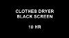 Dark Screen White Noise Clothes Dryer Sound Ten Hours Sleep Relax