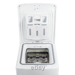 ElectriQ 6kg Top Loading Washing Machine Slim 40cm 1200rpm Steam White C-Rated