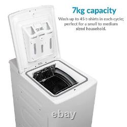 ElectriQ 7kg 1200rpm Top Loading Washing Machine White eiQWMTL75C