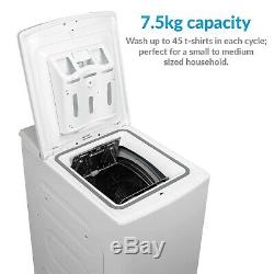Electriq Freestanding 1200rpm 7.5kg Top Loading Washing Machine eiQWMTL75