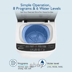 Fully Automatic Portable Washing Machine Mini Washer/Spin Dryer Laundry 3.5kg