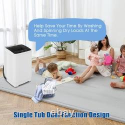 Fully Automatic Portable Washing Machine Mini Washer/Spin Dryer Laundry 3.5kg