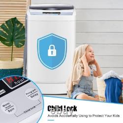 Fully Automatic Washing Machine 4.5KG 10 Programs Spin Dryer with Drain Pump