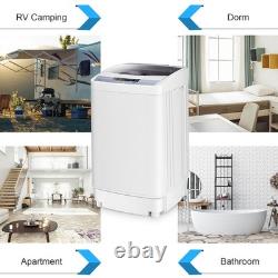 Fully Automatic Washing Machine 4.5KG 10 Programs Spin Dryer with Drain Pump