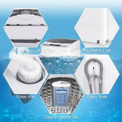 Fully Automatic Washing Machine 4.5KG 10 Programs Spin Dryer with Drain Pump