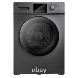 HYE 9kg Washing Machine 1400rpm Freestanding A Rated Silver W0109RT14DS07