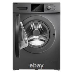 HYE 9kg Washing Machine 1400rpm Freestanding A Rated Silver W0109RT14DS07