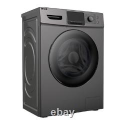 HYE 9kg Washing Machine 1400rpm Freestanding A Rated Silver W0109RT14DS07