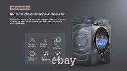 HYE Premium 10kg Washing Machine Freestanding Touch LED Display Graphite