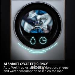 Haier BHA6S69M6DB9J-80 9Kg Washing Machine White / Black 1600 RPM A Rated